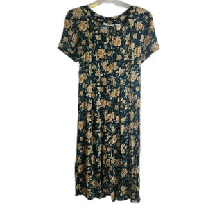Caroline Wells Vintage‎ Floral Button Front Dress Size 12
